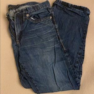 Men’s express Blake Loose Fit Boot Cut Jeans 33x32
